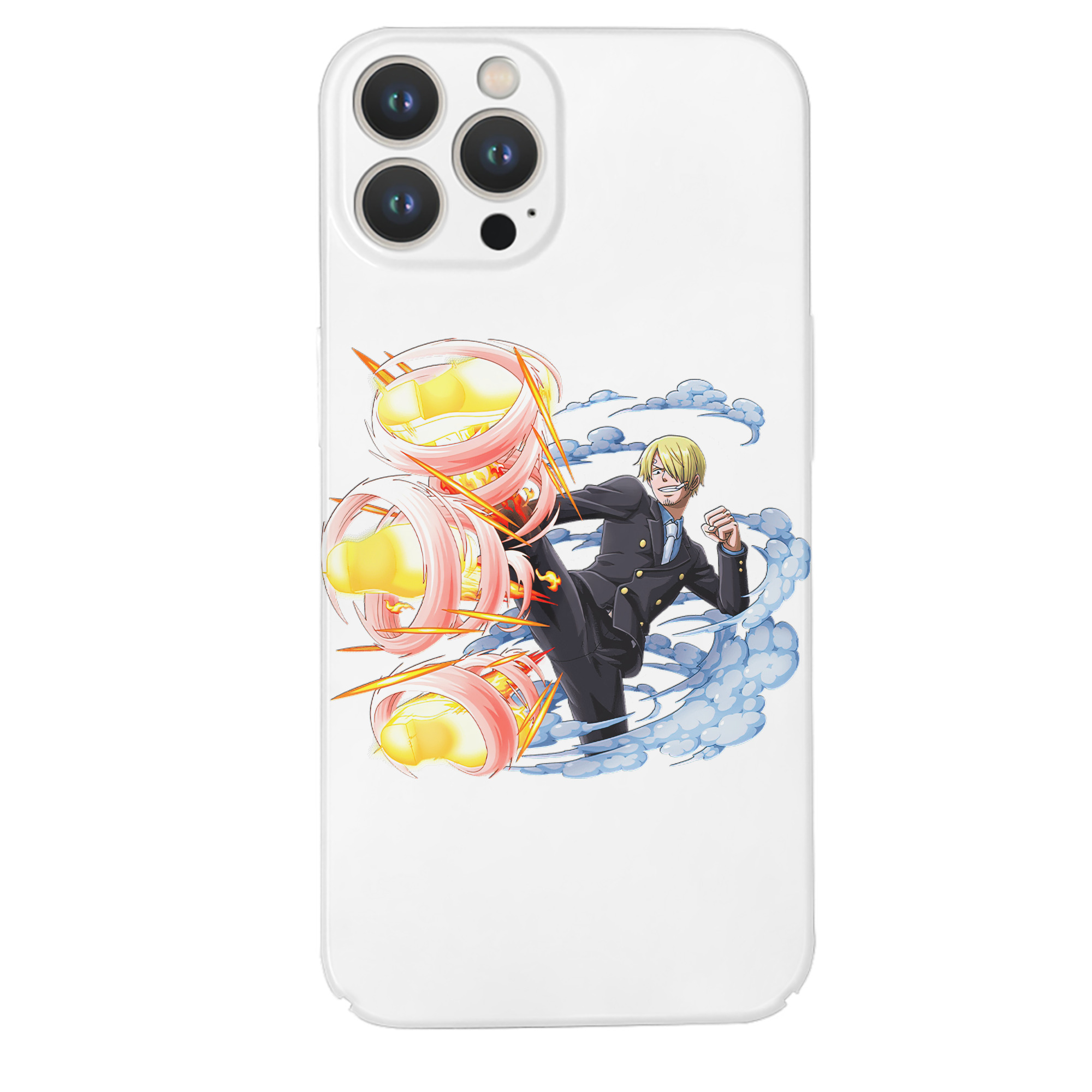 （画像用） ワンピース サンジ ONE PIECE Sanji 【iPhone 14シリーズ対応】ハードケース